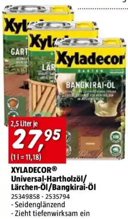Bauhaus Xyladecor Lärchen-Öl Angebot