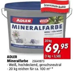 Bauhaus Adler Wandfarbe Eimer Angebot