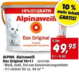 Bauhaus Alpina Wandfarbe Alpinaweiss Wandfarbe Das Original Angebot