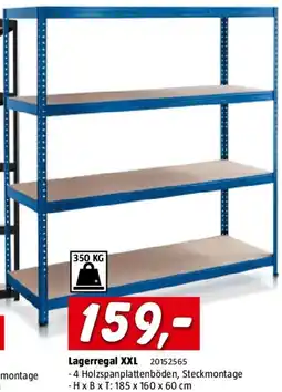 Bauhaus Regalux Schwerlastregal XXL Angebot