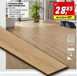 Bauhaus Bdesign vinylboden rigid maxi ashton eiche Angebot