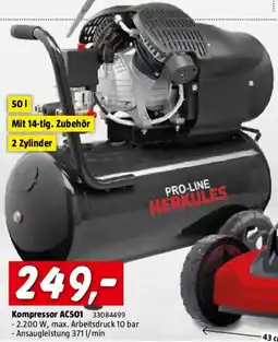 Bauhaus Herkules Kompressor AC501 Angebot