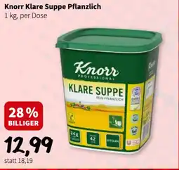 Der Grissemann Knorr klare suppe pflanzlich Angebot