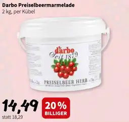 Der Grissemann Darbo Preiselbeermarmelade Angebot