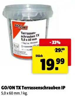 Der Grissemann GO/ON TX Terrassenschrauben IP Angebot