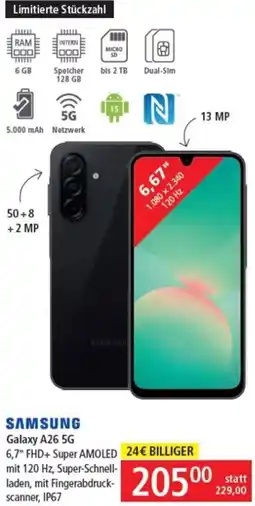 Pagro Diskont Samsung galaxy a26 Angebot
