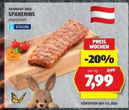 Hofer SONNHOF BBQ SPARERIBS mariniert Angebot