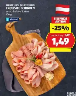 Hofer EXQUISITE SCHINKEN Angebot