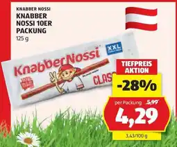Hofer KNABBER NOSSI 10ER PACKUNG Angebot