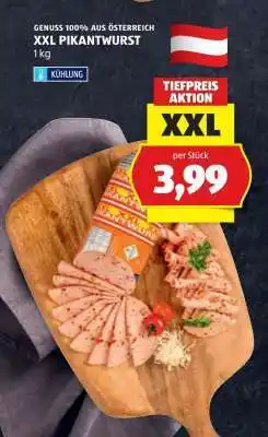 Hofer XXL PIKANTWURST Angebot