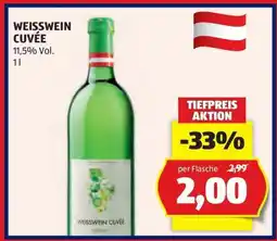 Hofer WEISSWEIN CUVEE Angebot