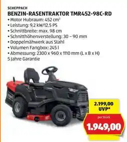 Hofer BENZIN-RASENTRAKTOR TMR452-98C-RD Angebot