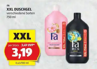 Hofer FA XXL DUSCHGEL Angebot
