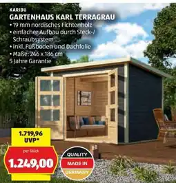 Hofer GARTENHAUS KARL TERRAGRAU Angebot