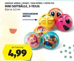 Hofer MINI SOFTBÄLLE, 3-TEILIG Angebot