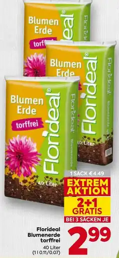 Billa Florideal blumenerde torffrei Angebot