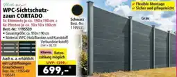 Norma Wpc-sichtschutz- zaun cortado Angebot