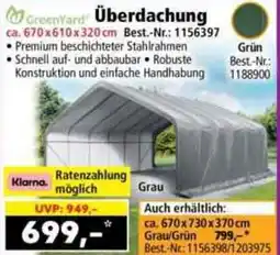 Norma Greenyard überdachung Angebot