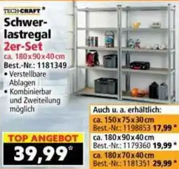 Norma Schwer- lastregal Angebot