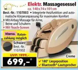 Norma Elektr. Massagesessel Angebot
