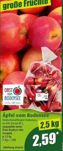 Norma Äpfel vom Bodensee Angebot