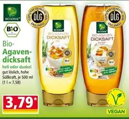 Norma Bio- Agaven- dicksaft Angebot