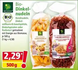 Norma Bio- Dinkel nudeln Angebot
