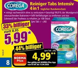 Norma Corega reiniger tabs intensiv 4in1 t Angebot