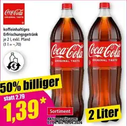 Norma koffeinhaltiges Erfrischungsgetränk Angebot