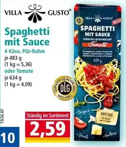 Norma Spaghetti mit Sauce Angebot
