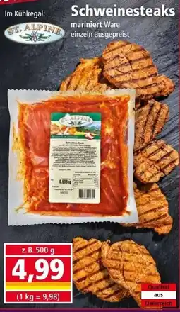 Norma Schweinesteaks Angebot