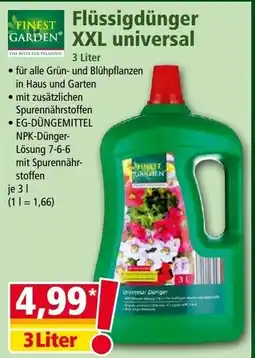 Norma Finest garden flüssigdünger universal Angebot