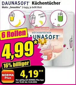 Norma Daunasoft küchentücher Angebot