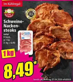 Norma Schweine- Nacken- steaks Angebot