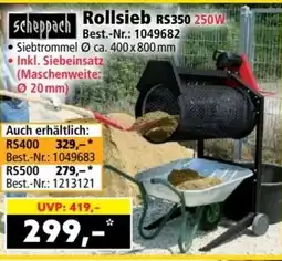 Norma Scheppach rollsieb rs350 250w Angebot