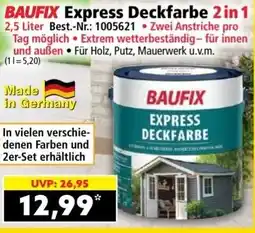 Norma Baufix express deckfarbe 2in1 Angebot