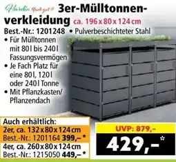 Norma Hardin hashgat 3er-mülltonnen- verkleidung Angebot