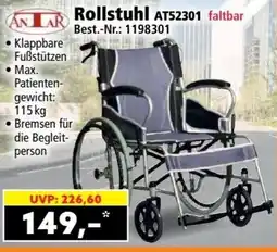 Norma Rollstuhl AT52301 faltbar Angebot