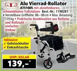 Norma Alu vierrad-rollator at51005 Angebot