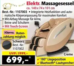 Norma Elektr. massagesessel Angebot