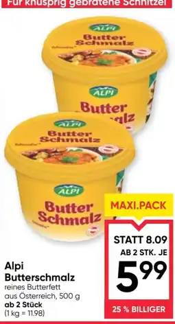 Maximarkt Alpi Butterschmalz Angebot
