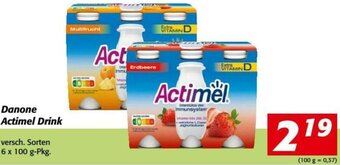 Nah&Frisch Danone Actimel Drink 6x100g Angebot