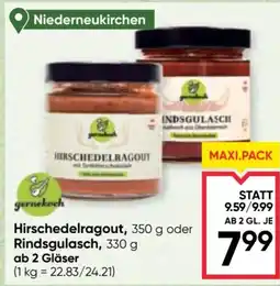 Maximarkt Hirschedelragout oder rindsgulasch Angebot