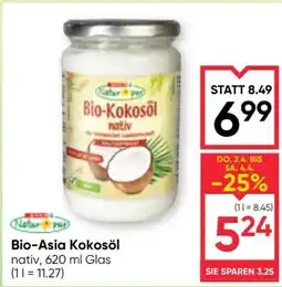 Maximarkt Bio-Asia Kokosöl Angebot