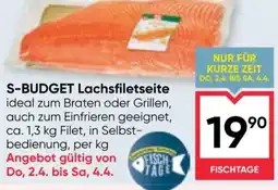 Maximarkt S-BUDGET Lachsfiletseite Angebot
