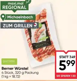 Maximarkt Berner Würstel Angebot