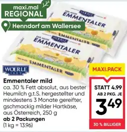 Maximarkt Emmentaler mild Angebot