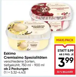 Maximarkt Eskimo Cremissimo Spezialitäten Angebot