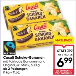 Maximarkt Casali Schoko-Bananen Angebot