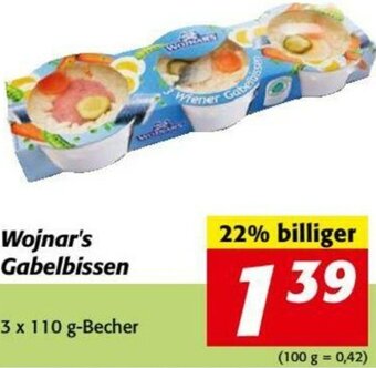 Nah&Frisch Wojnar's Gabelbissen 3x110g Angebot